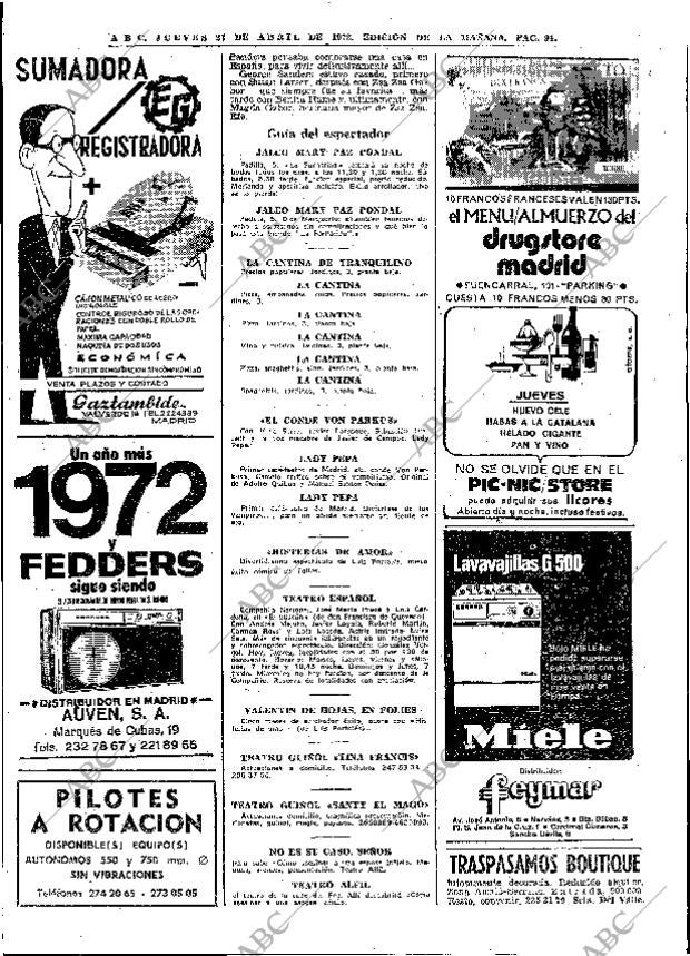ABC MADRID 27-04-1972 página 94
