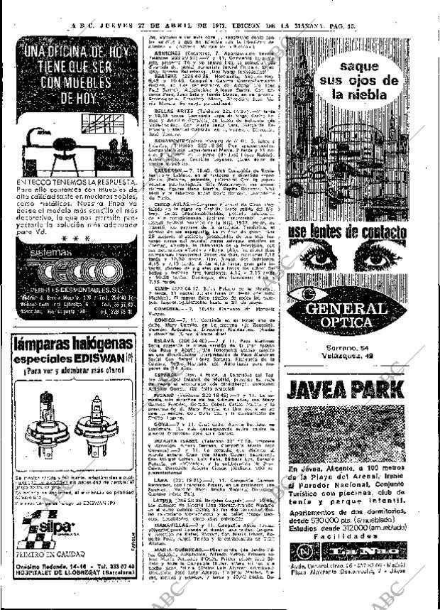 ABC MADRID 27-04-1972 página 96