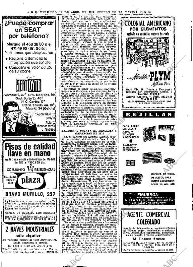 ABC MADRID 28-04-1972 página 80