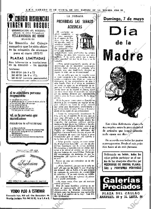 ABC MADRID 29-04-1972 página 36