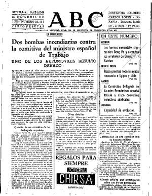 ABC SEVILLA 29-04-1972 página 31