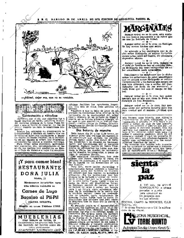 ABC SEVILLA 29-04-1972 página 51