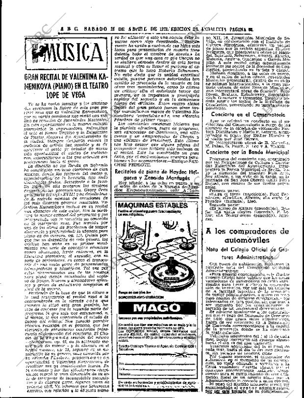 ABC SEVILLA 29-04-1972 página 60