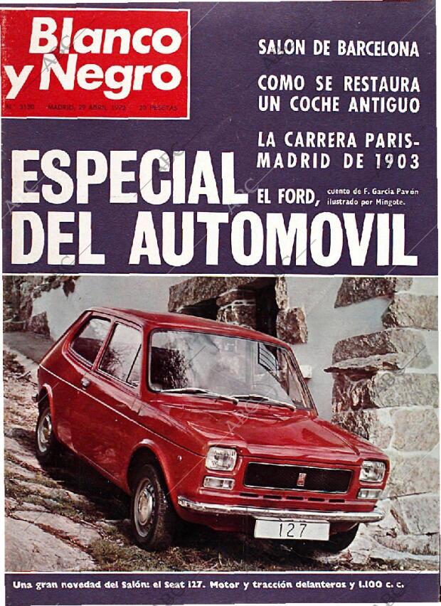 BLANCO Y NEGRO MADRID 29-04-1972 página 1