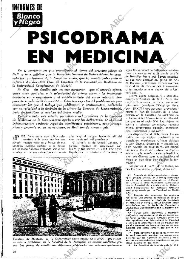 BLANCO Y NEGRO MADRID 29-04-1972 página 36