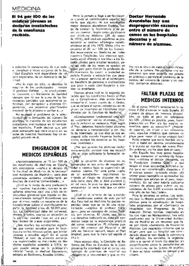 BLANCO Y NEGRO MADRID 29-04-1972 página 40