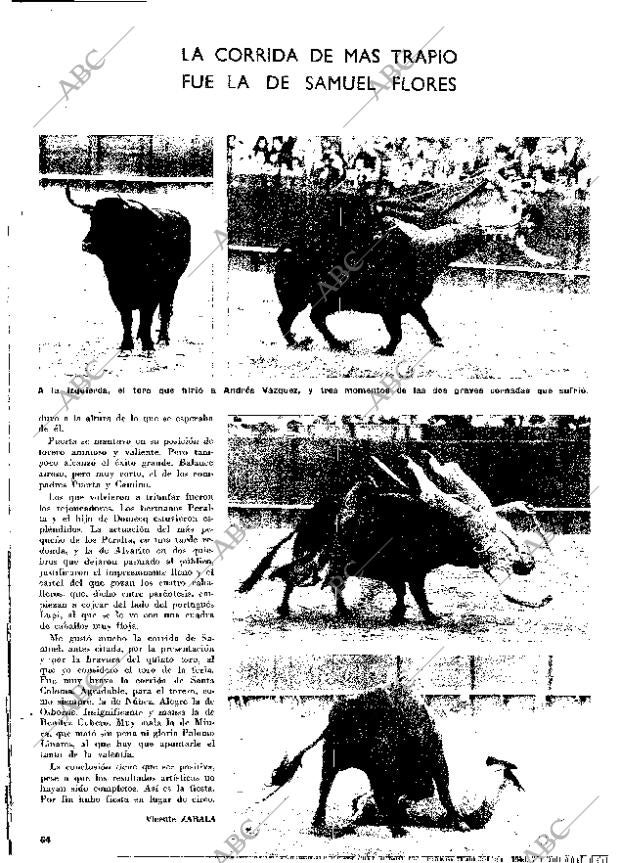 BLANCO Y NEGRO MADRID 29-04-1972 página 64