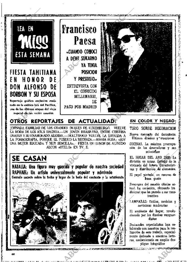 BLANCO Y NEGRO MADRID 29-04-1972 página 66