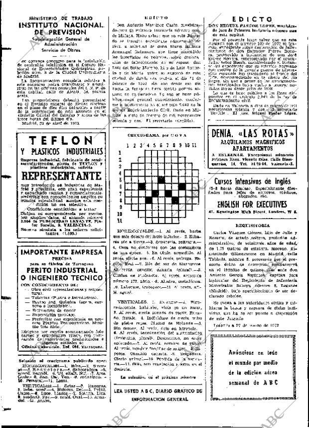 ABC MADRID 30-04-1972 página 108
