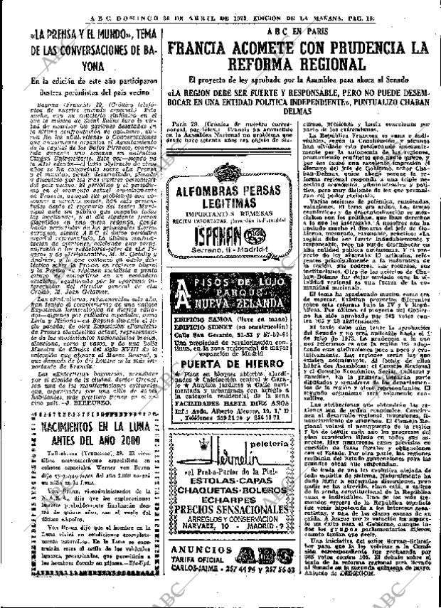 ABC MADRID 30-04-1972 página 19
