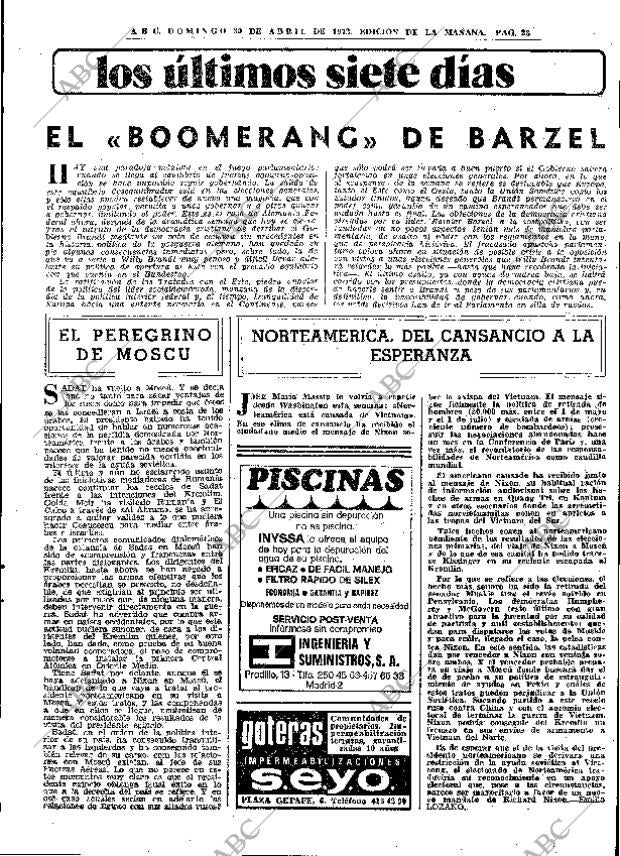 ABC MADRID 30-04-1972 página 23