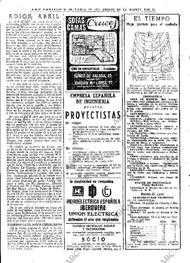 ABC MADRID 30-04-1972 página 34