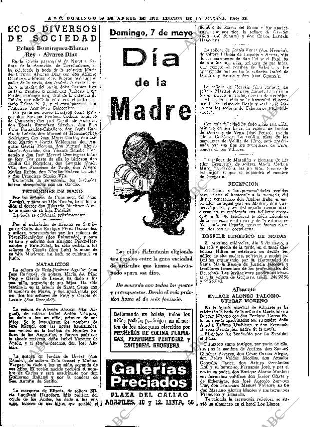 ABC MADRID 30-04-1972 página 38