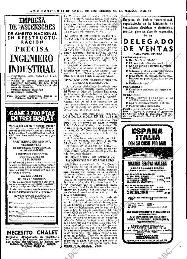 ABC MADRID 30-04-1972 página 40