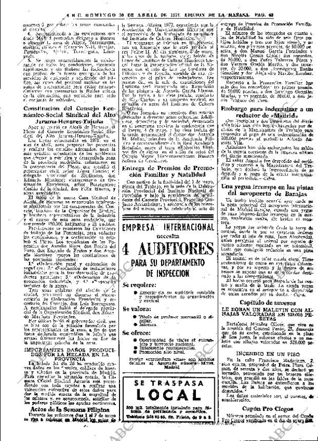 ABC MADRID 30-04-1972 página 43