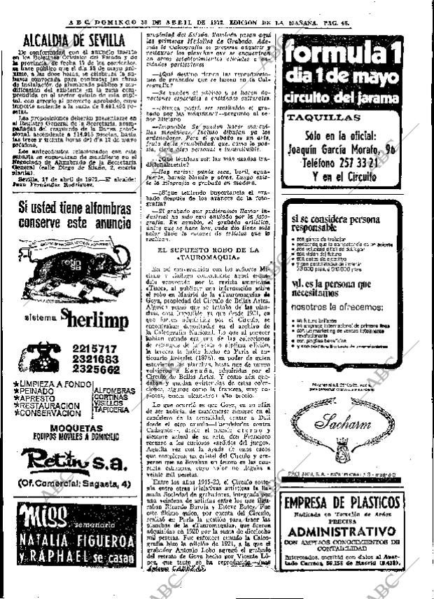 ABC MADRID 30-04-1972 página 46