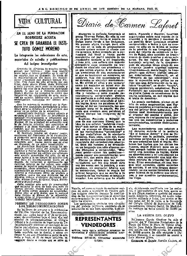 ABC MADRID 30-04-1972 página 51