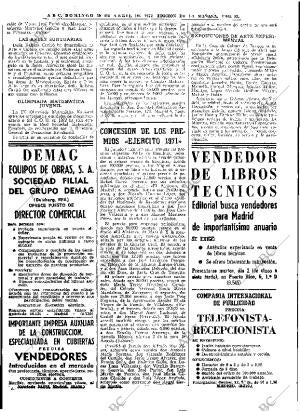 ABC MADRID 30-04-1972 página 52