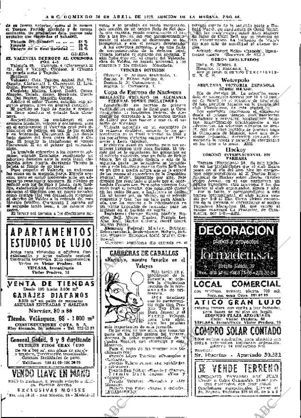 ABC MADRID 30-04-1972 página 66