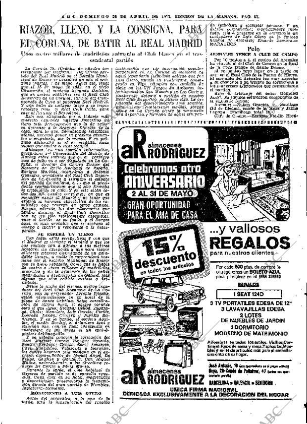 ABC MADRID 30-04-1972 página 67