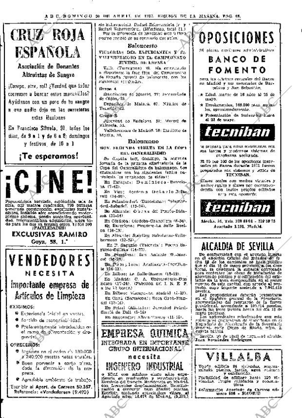 ABC MADRID 30-04-1972 página 68