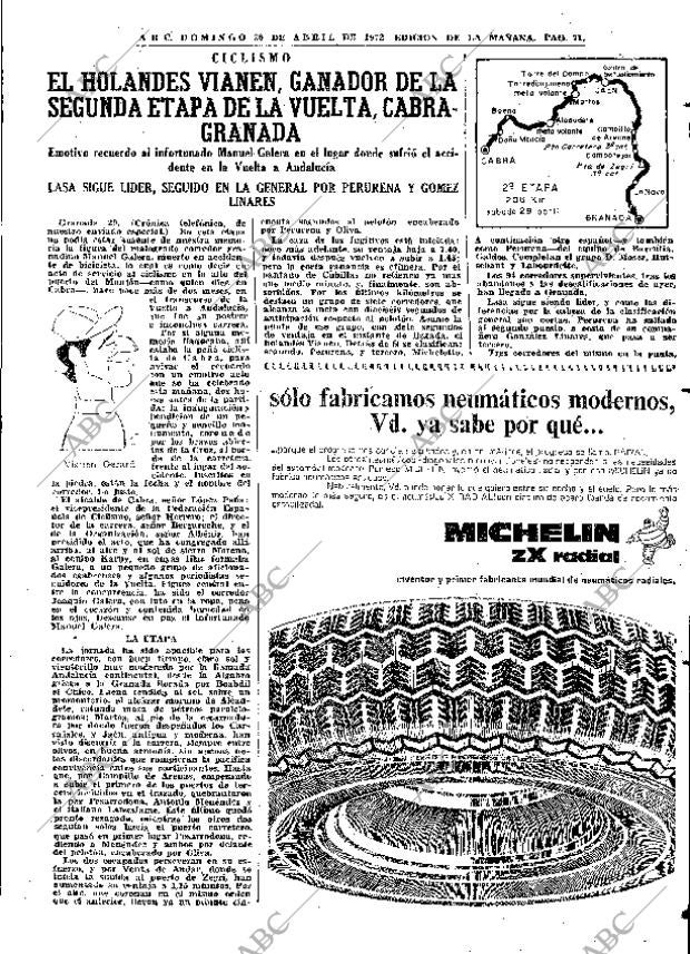 ABC MADRID 30-04-1972 página 71
