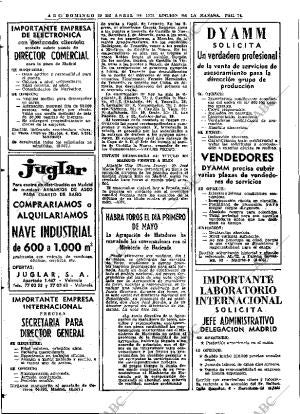ABC MADRID 30-04-1972 página 74