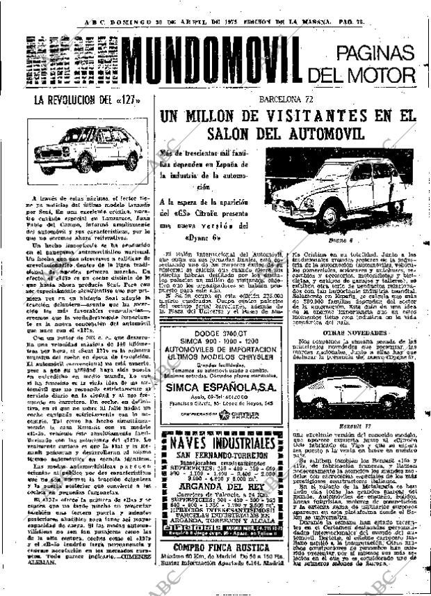 ABC MADRID 30-04-1972 página 75