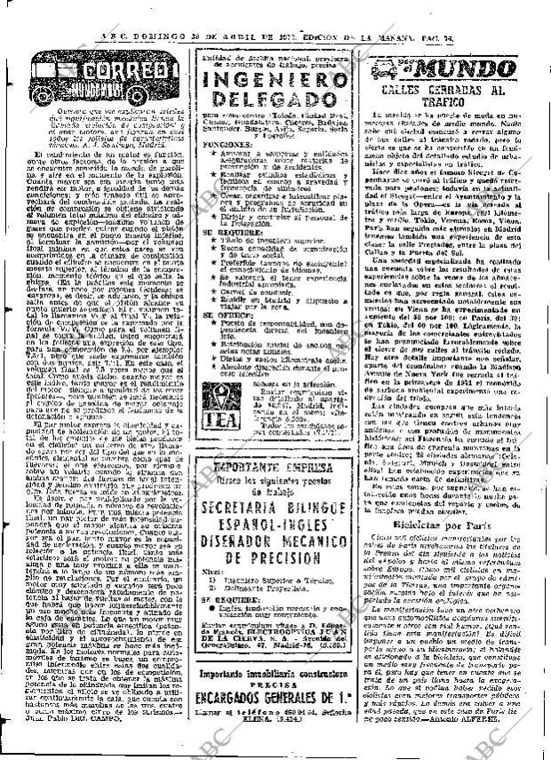 ABC MADRID 30-04-1972 página 76