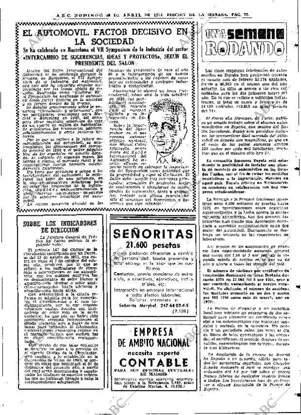 ABC MADRID 30-04-1972 página 77