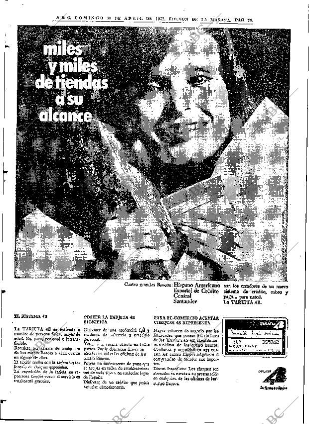 ABC MADRID 30-04-1972 página 78