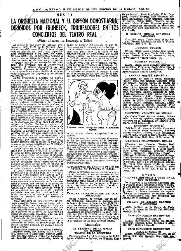 ABC MADRID 30-04-1972 página 79
