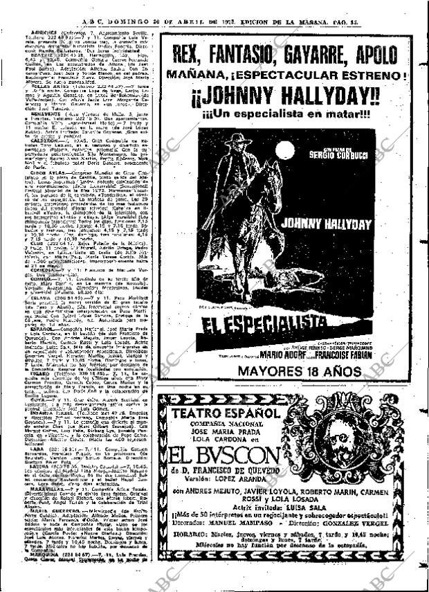 ABC MADRID 30-04-1972 página 85