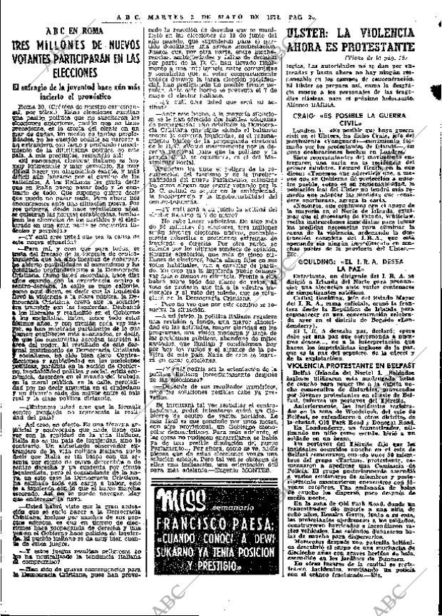 ABC MADRID 02-05-1972 página 20
