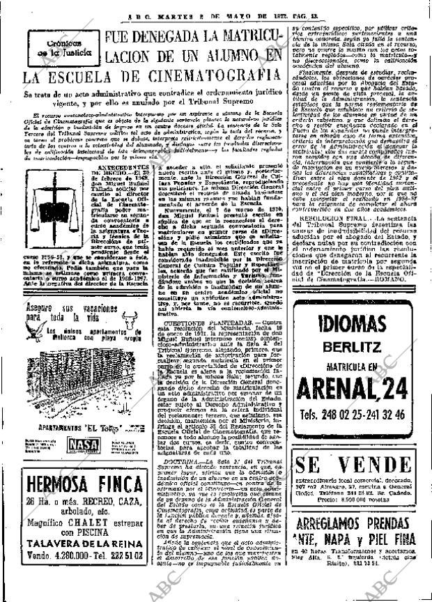 ABC MADRID 02-05-1972 página 33