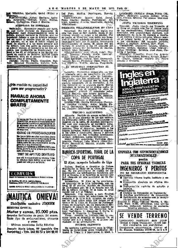 ABC MADRID 02-05-1972 página 62