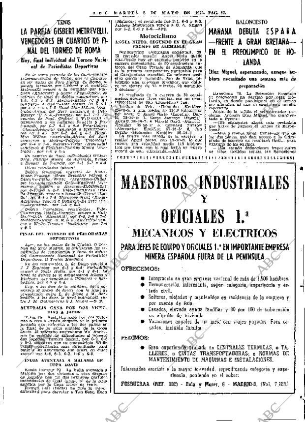 ABC MADRID 02-05-1972 página 67