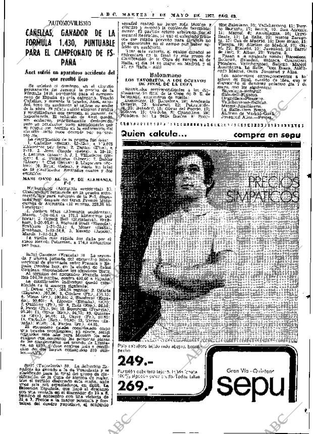 ABC MADRID 02-05-1972 página 69