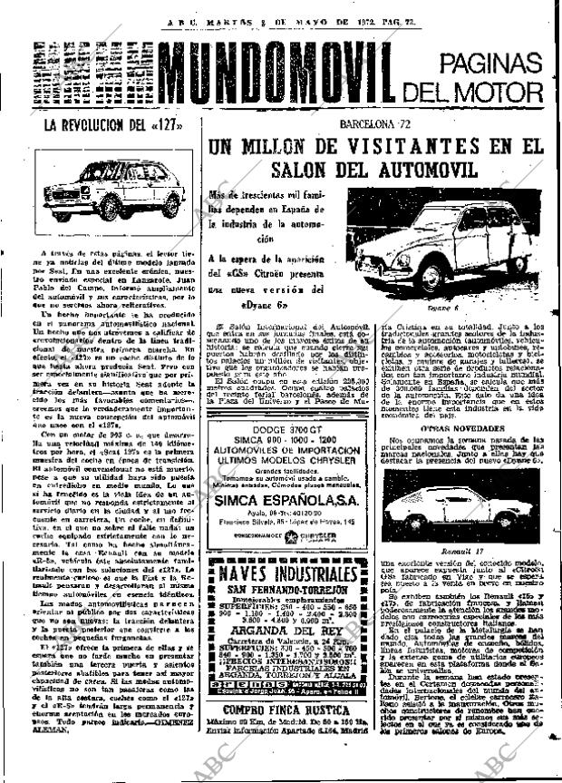 ABC MADRID 02-05-1972 página 73