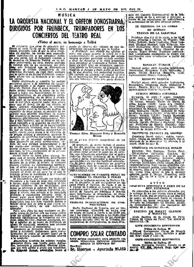 ABC MADRID 02-05-1972 página 76