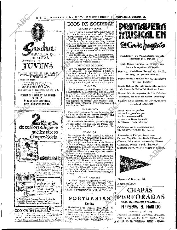 ABC SEVILLA 02-05-1972 página 64