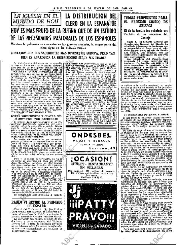 ABC MADRID 05-05-1972 página 43