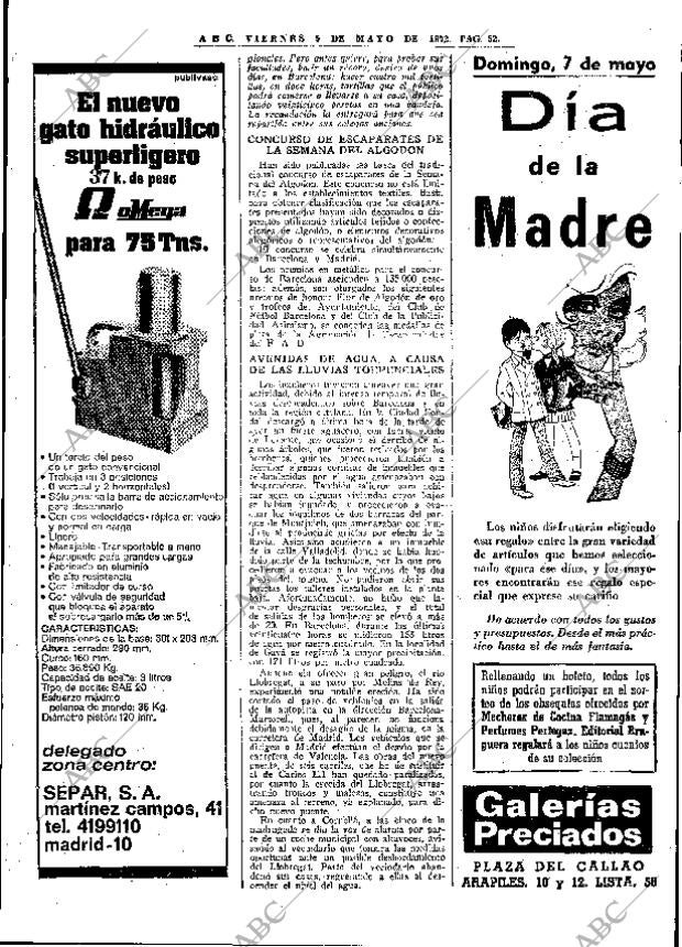 ABC MADRID 05-05-1972 página 52