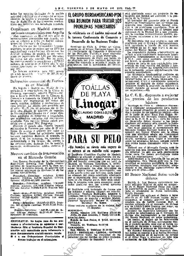 ABC MADRID 05-05-1972 página 71