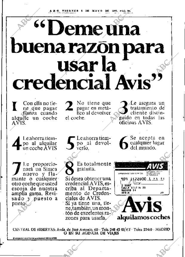 ABC MADRID 05-05-1972 página 90