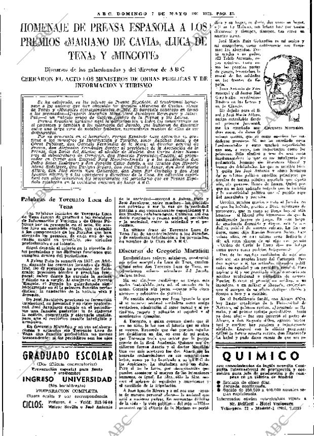 ABC MADRID 07-05-1972 página 33