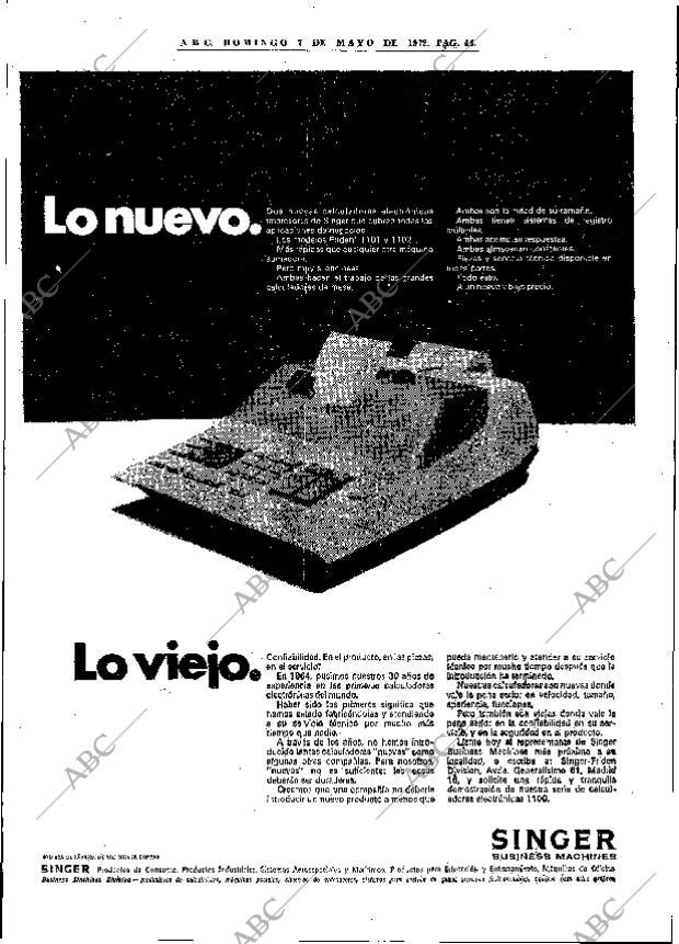 ABC MADRID 07-05-1972 página 44