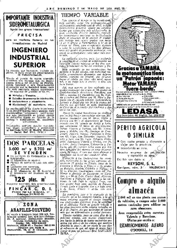 ABC MADRID 07-05-1972 página 52