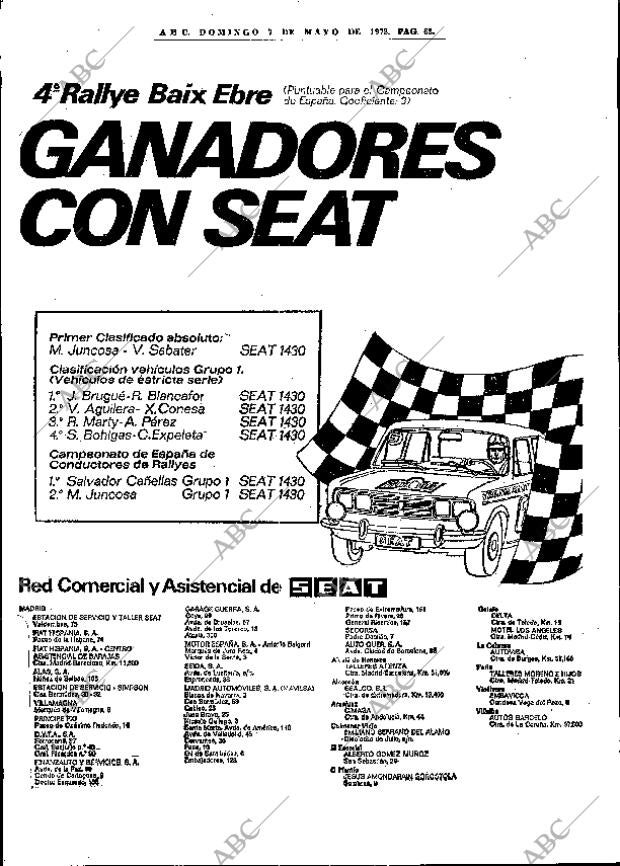 ABC MADRID 07-05-1972 página 62