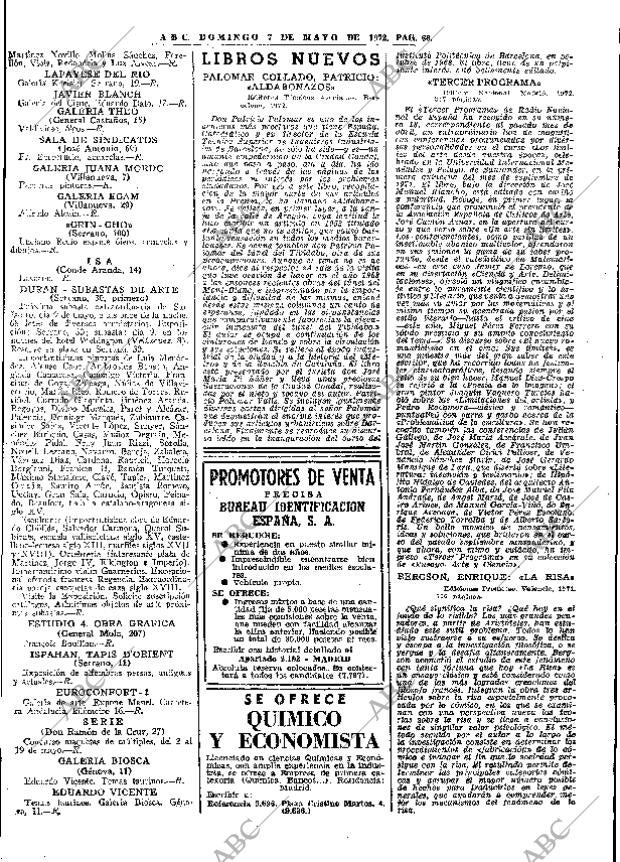 ABC MADRID 07-05-1972 página 66
